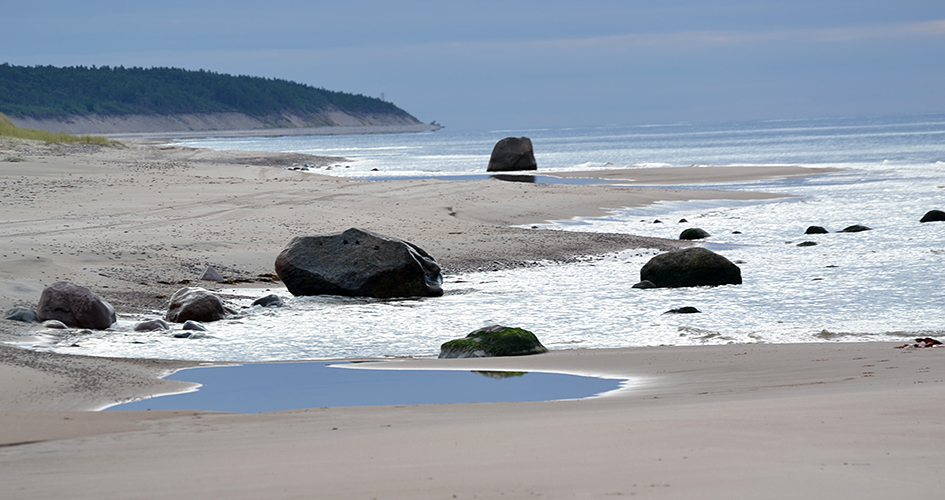 Rocks on a beach, Gotska Sandön National Park.